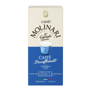 Molinari Decaf – Κάψουλες συμβατές με Nespresso (10 τεμ.)