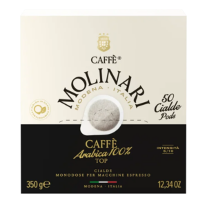 Molinari 100% Arabica – Χάρτινη Παστίλια (Κουτί 50 τεμ.)