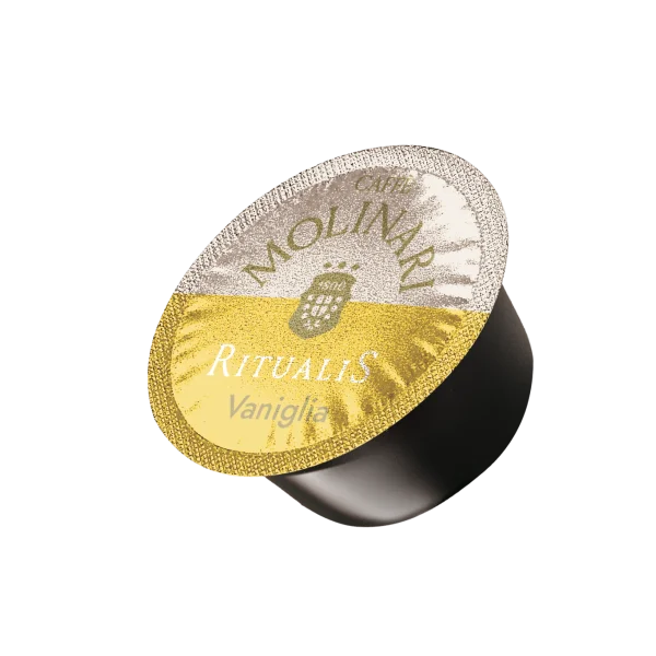 Molinari Espresso με Γεύση Βανίλια – Κάψουλες συμβατές με μηχανές Ritualis (Κουτί 10 τεμ.)