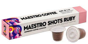 Maestro Shots Ruby – Κάψουλες Espresso συμβατές με Nespresso® (10 τεμ.)